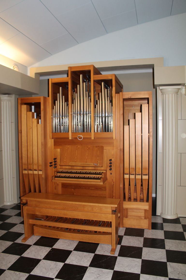 Nytt orgel på plass i I gradssalen
