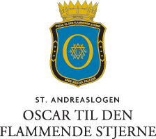 St. Andreaslogen Oscar t.d. flammende Stjerne