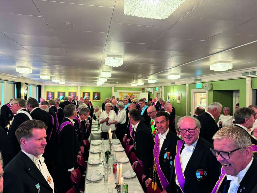Høytidsdagen med 75 års jubileum for loge Sirius